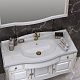 Opadiris Мебель для ванной Лаура 120 белая с бежевой патиной – фотография-21